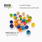 Wood Beads 25mm Refill (Small) - EKOWINGS