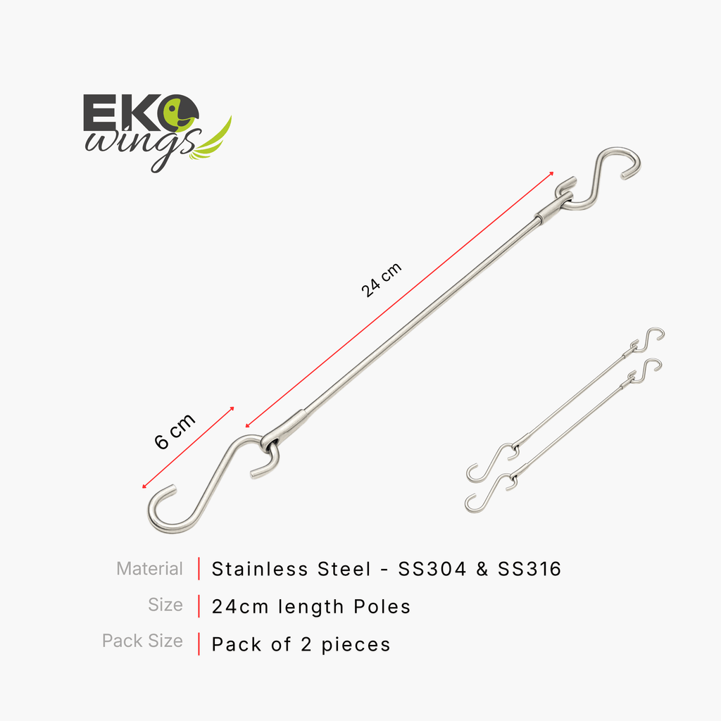 Stainless Steel horizontal Pole Refill (Large)