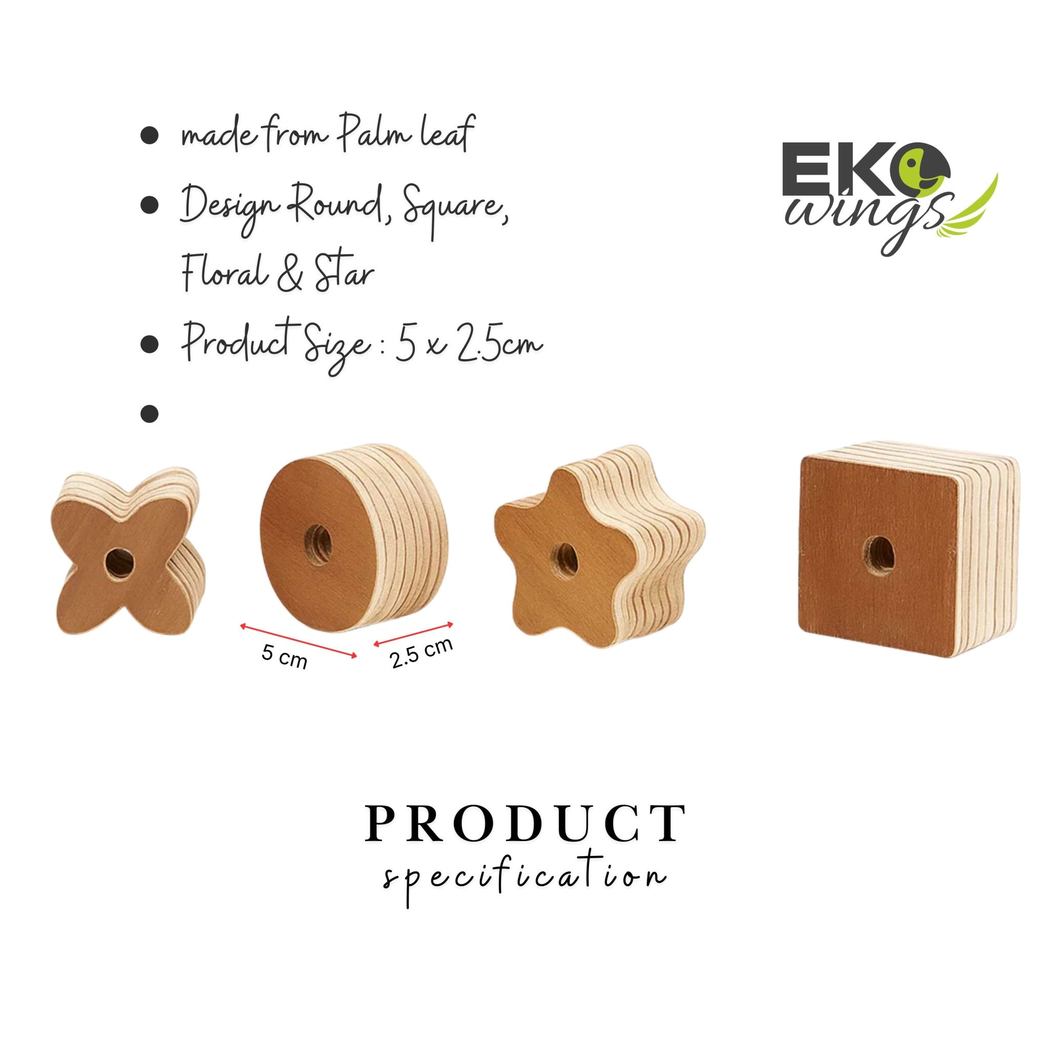 Palm Tier Block Refill (Medium & Large) - EKOWINGS