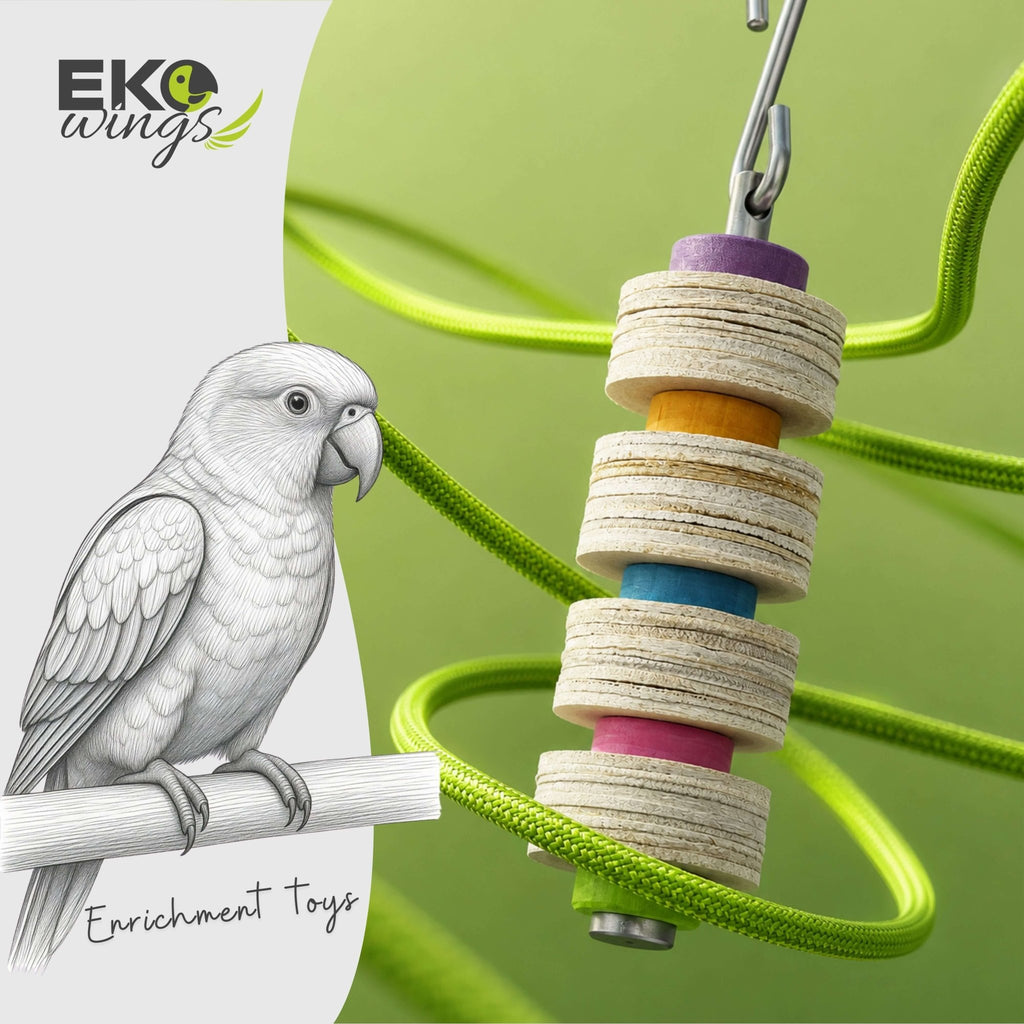 Round Tier Swing Toy ( Small ) - EKOWINGS