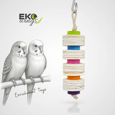 Round Tier Swing Toy ( Small ) - EKOWINGS