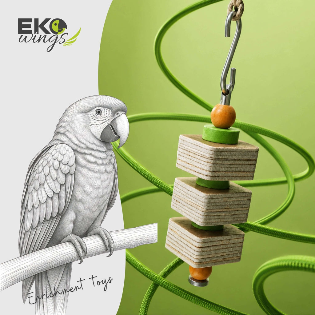 Square Tier Swing Toy ( Small ) - EKOWINGS