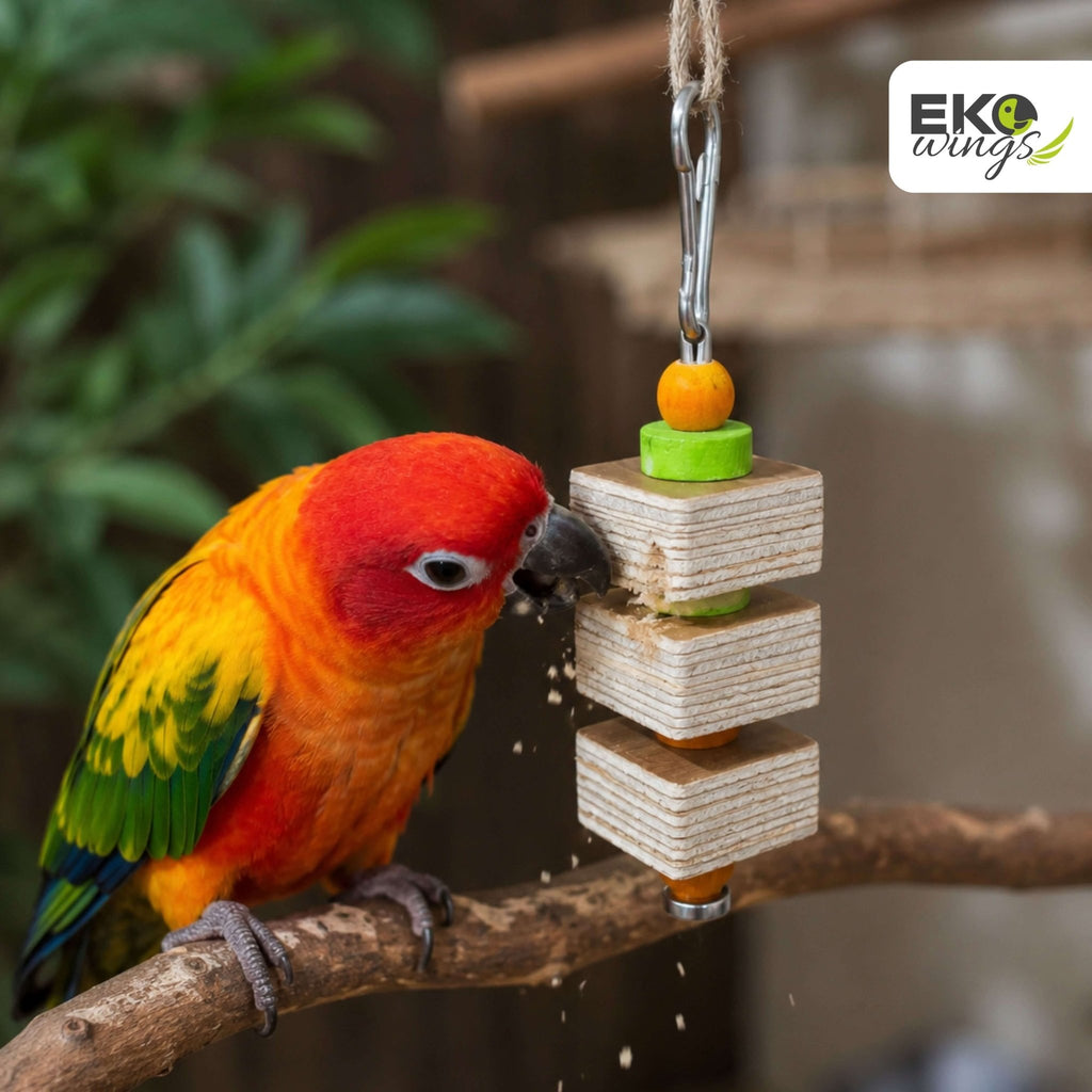 Square Tier Swing Toy ( Small ) - EKOWINGS