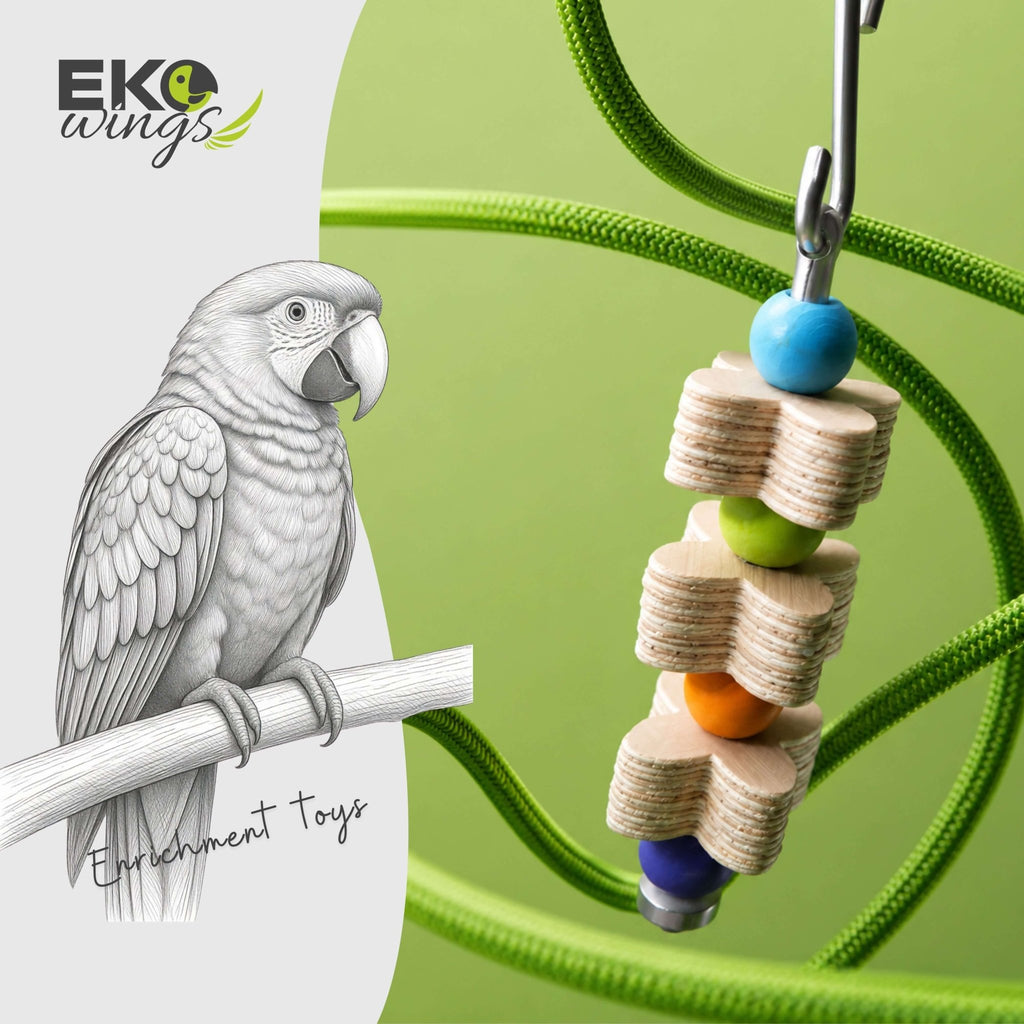 Floral Tier Swing Toy ( Small ) - EKOWINGS
