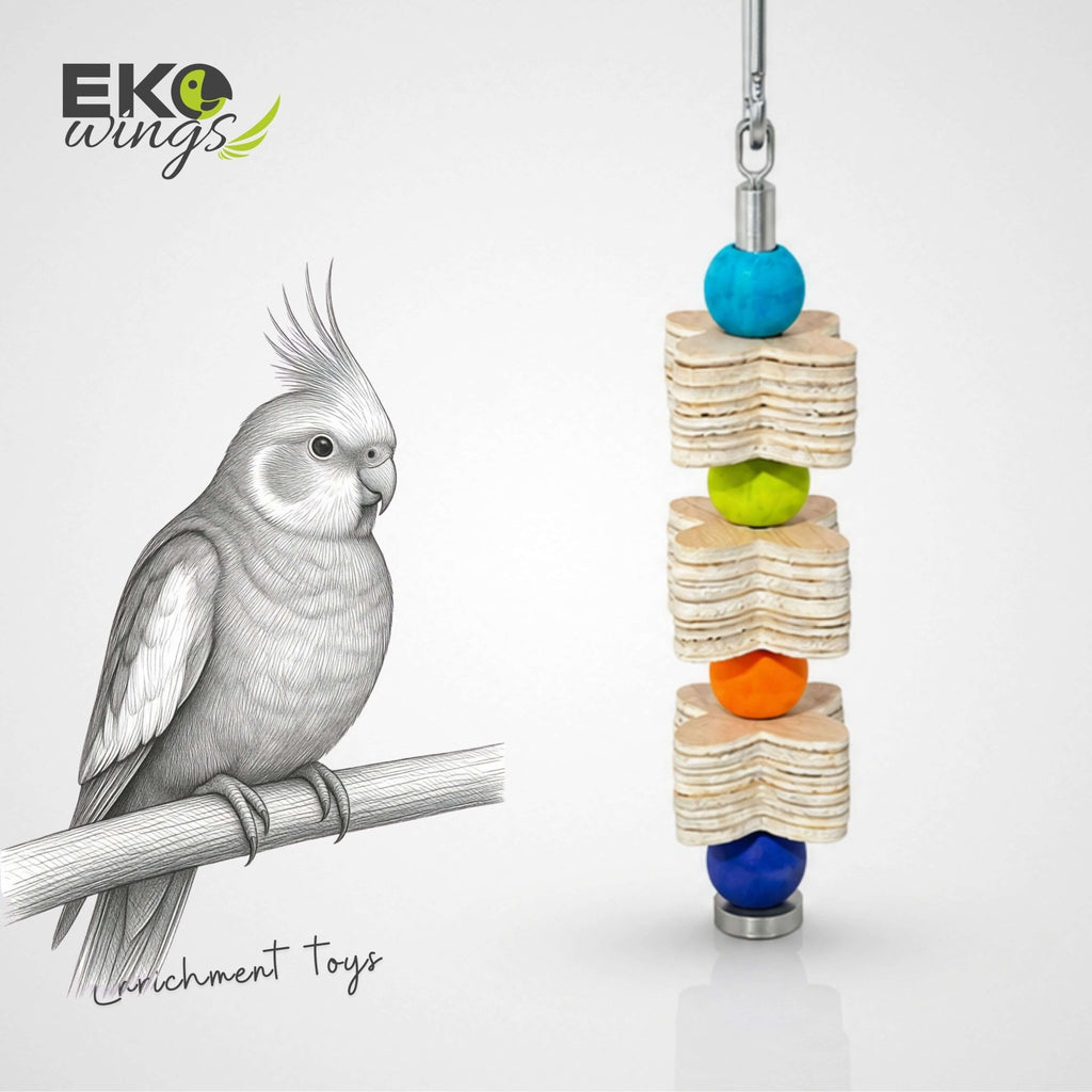 Floral Tier Swing Toy ( Small ) - EKOWINGS