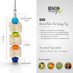 Floral Tier Swing Toy ( Small ) - EKOWINGS