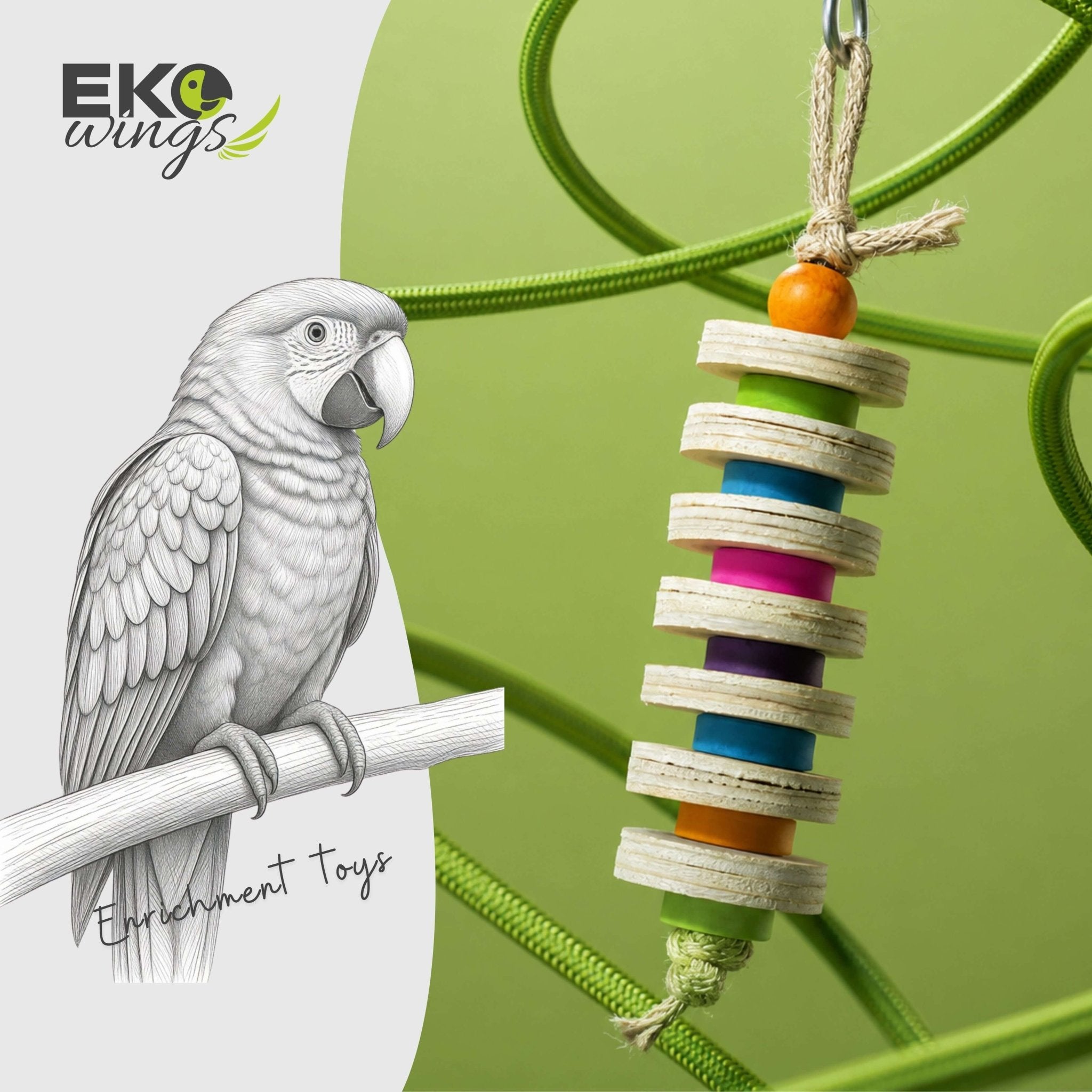 Round Tier Climbing Toy ( Medium ) - EKOWINGS
