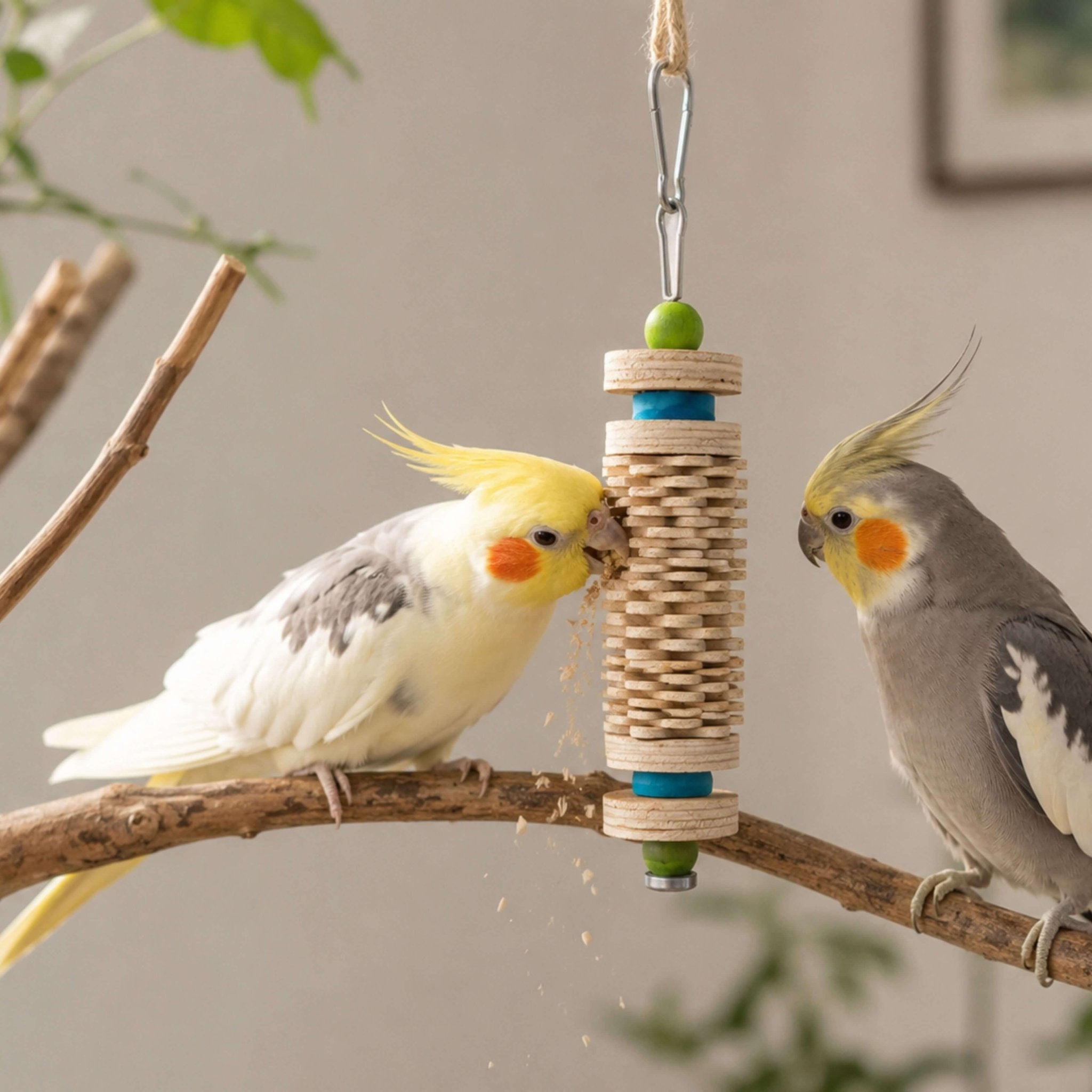 Star Feather Swing Toy ( Medium ) - EKOWINGS