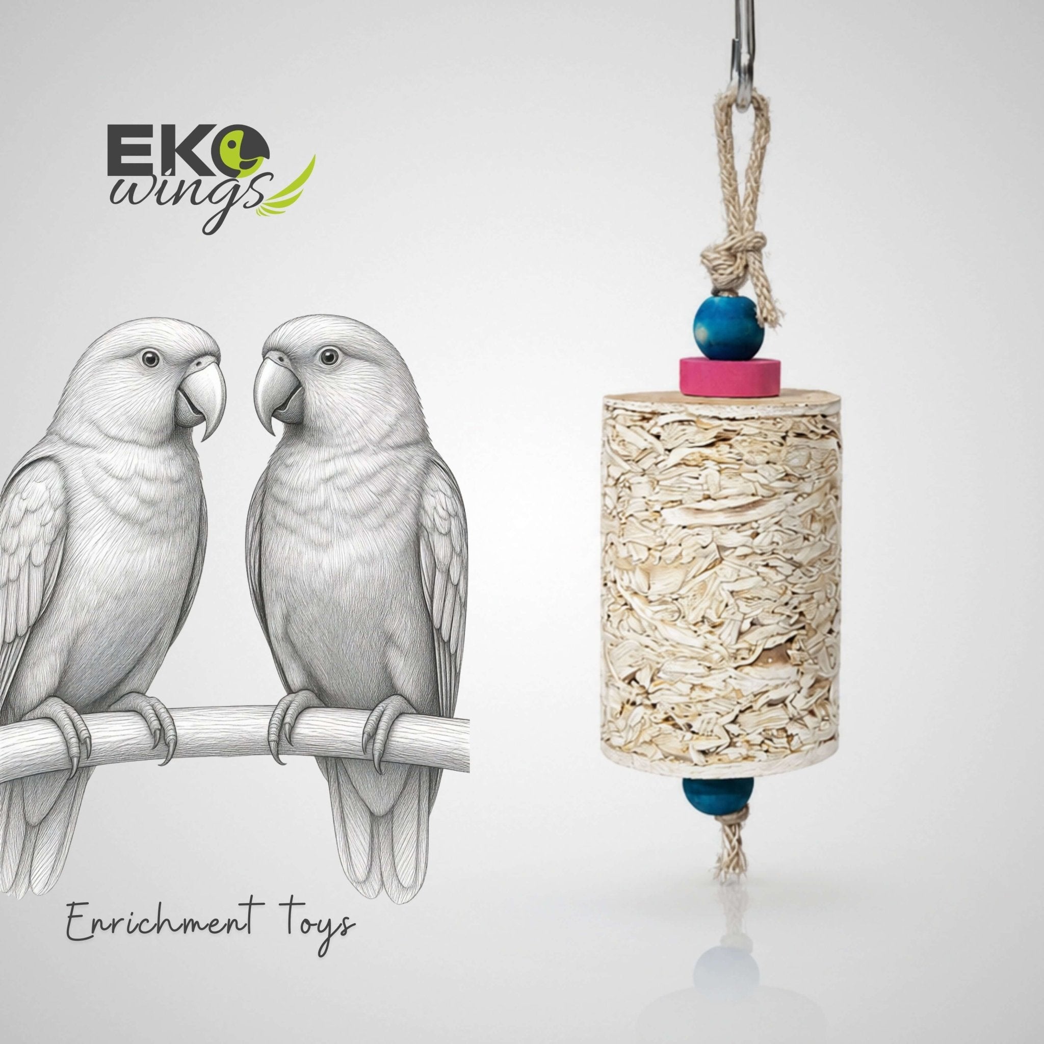 Shred Block Swing Toy ( Medium ) - EKOWINGS