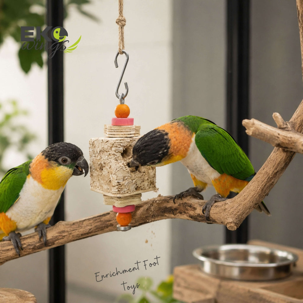 Square Foraging Swing Toy ( Medium ) - EKOWINGS