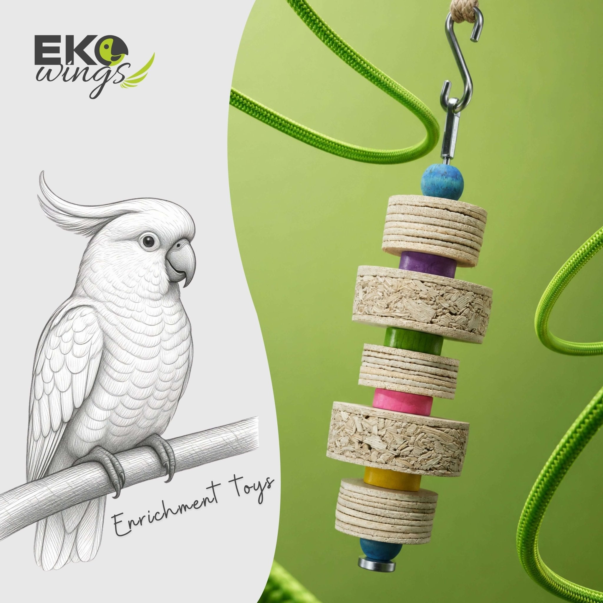 Mini Shred 2/5 Swing Toy ( Large ) - EKOWINGS