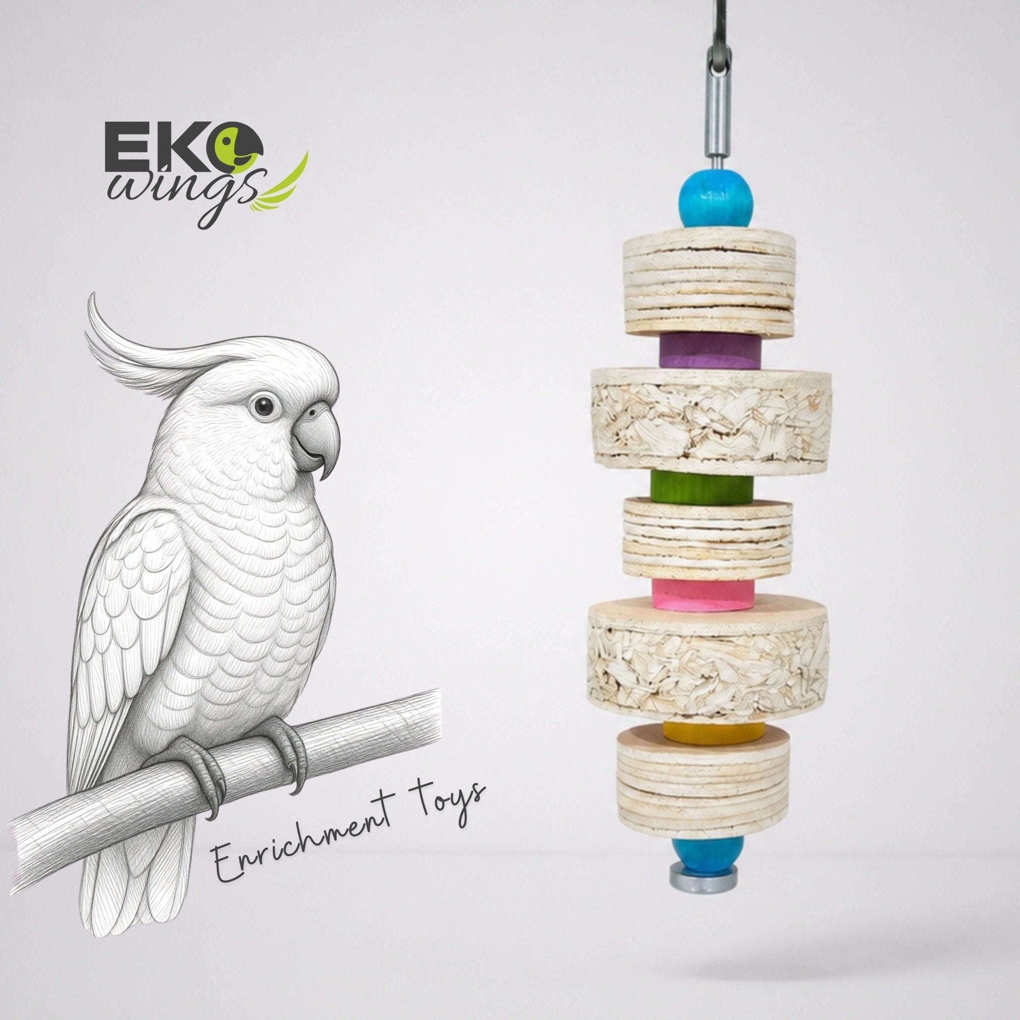 Mini Shred 2/5 Swing Toy ( Large ) - EKOWINGS