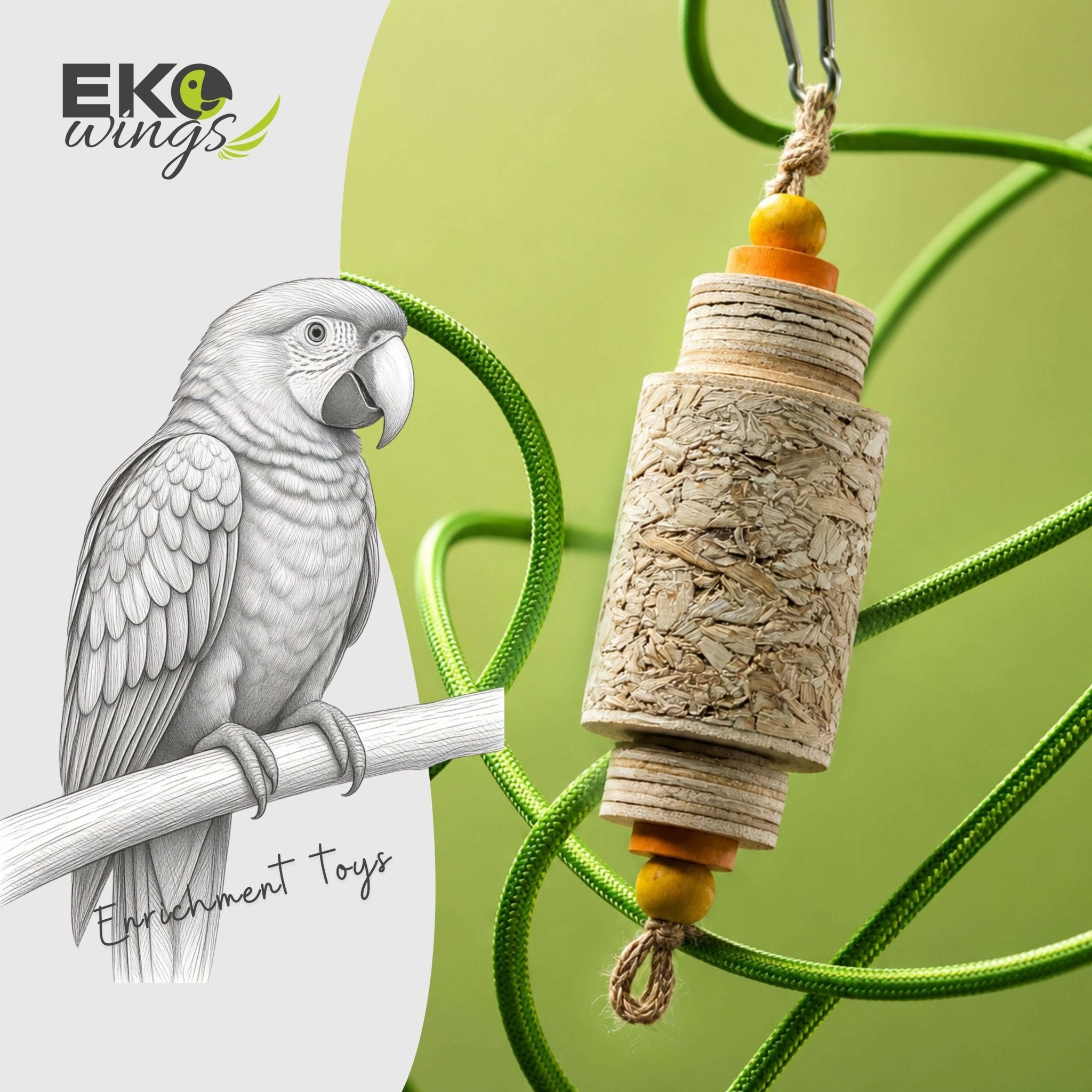 Shred and Tier Swing Toy ( Large ) - EKOWINGS