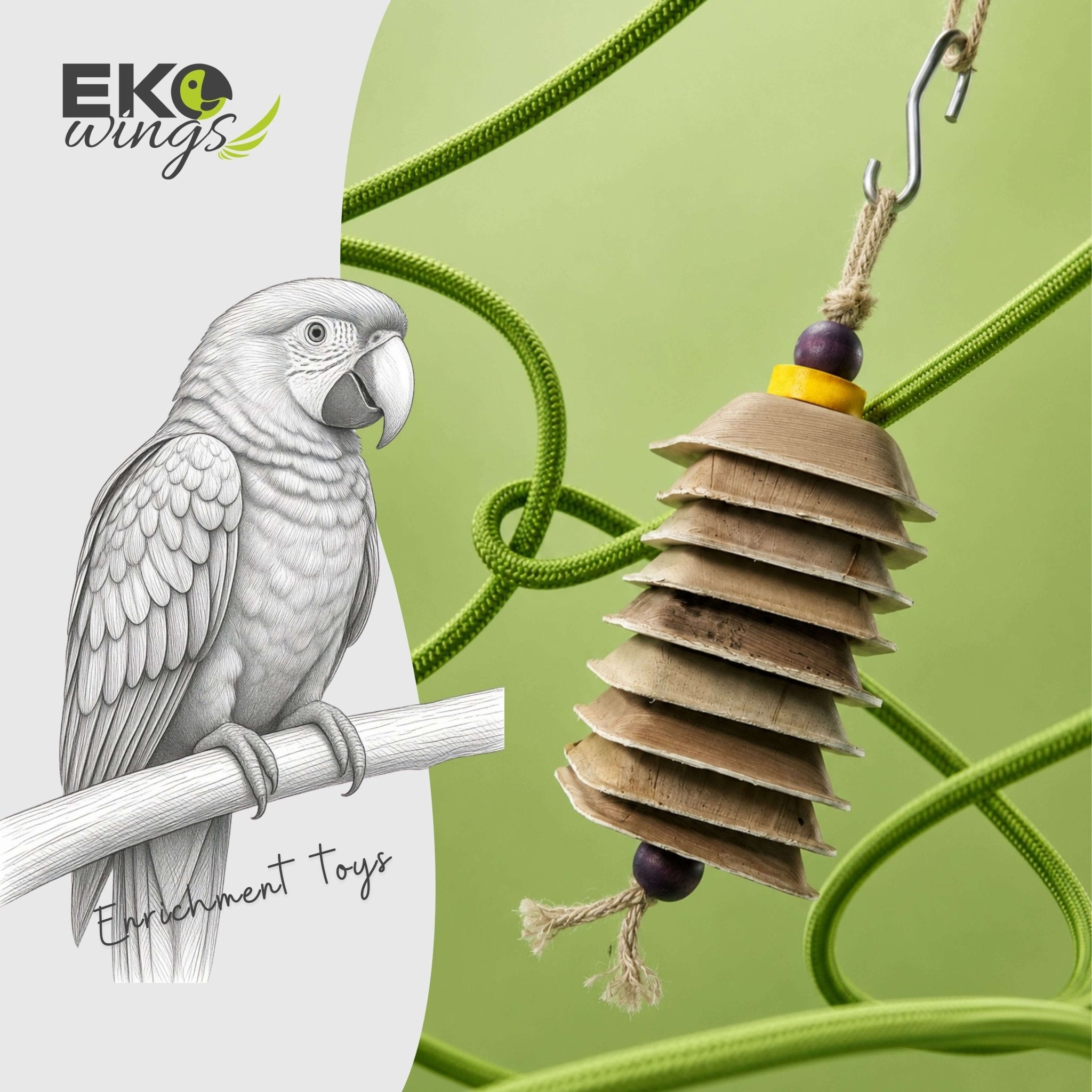 Plate and Tier Swing Toy ( Large ) - EKOWINGS