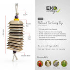 Plate and Tier Swing Toy ( Large ) - EKOWINGS