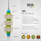 Star Tier Swing Toy ( Small ) - EKOWINGS