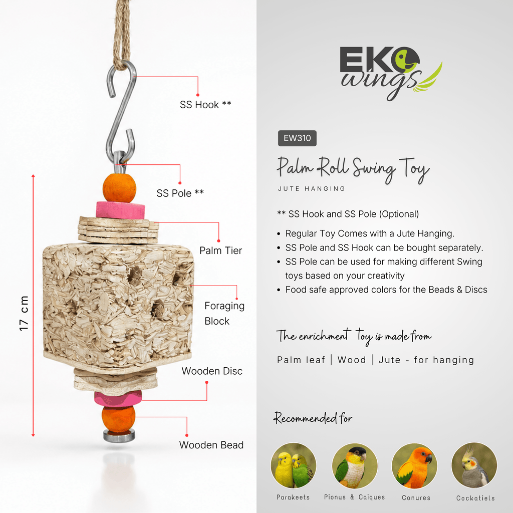 Square Foraging Swing Toy ( Medium )