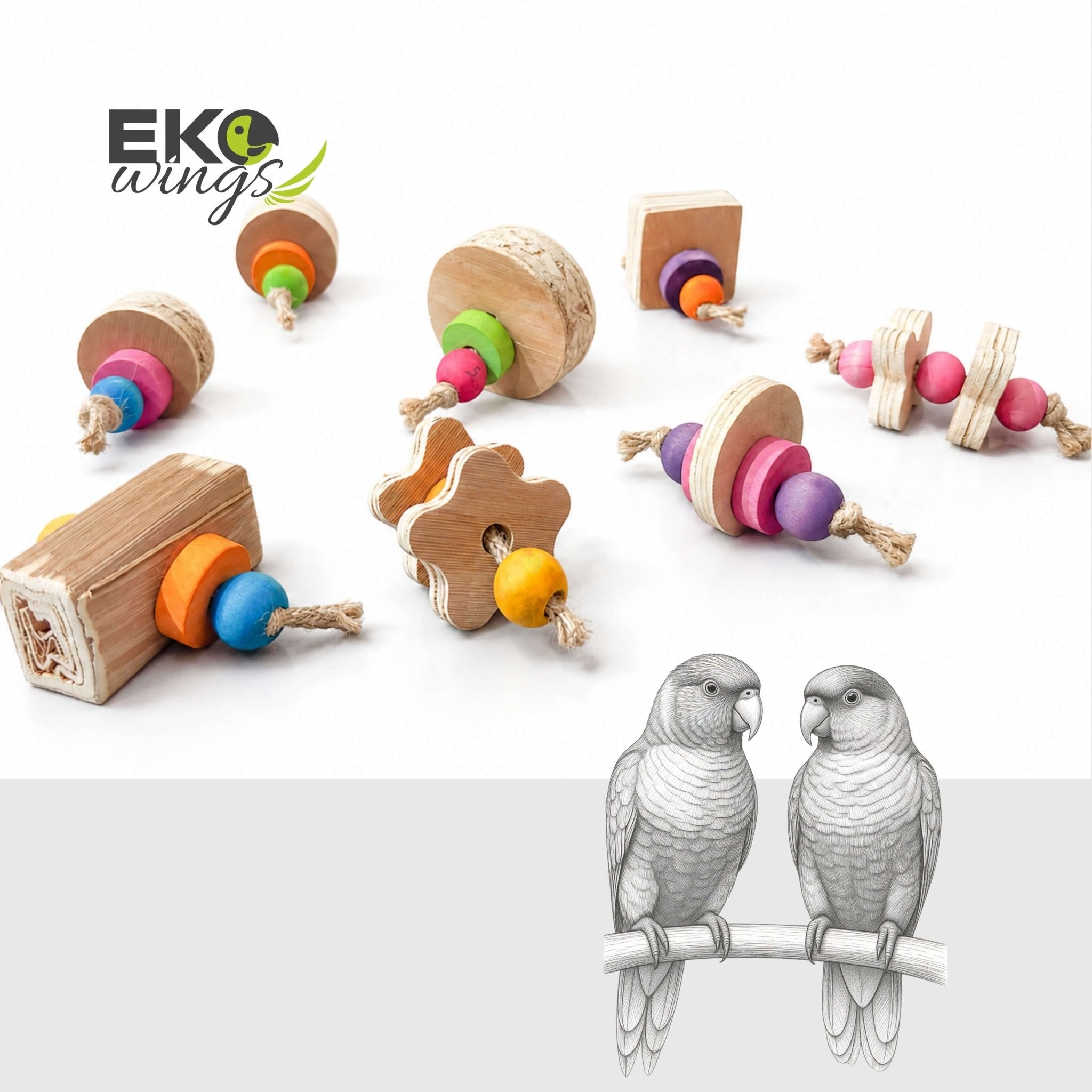 Palm Foot Toys Sets - EKOWINGS