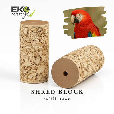 Palm Shred Block Refill (Extra Large) - EKOWINGS