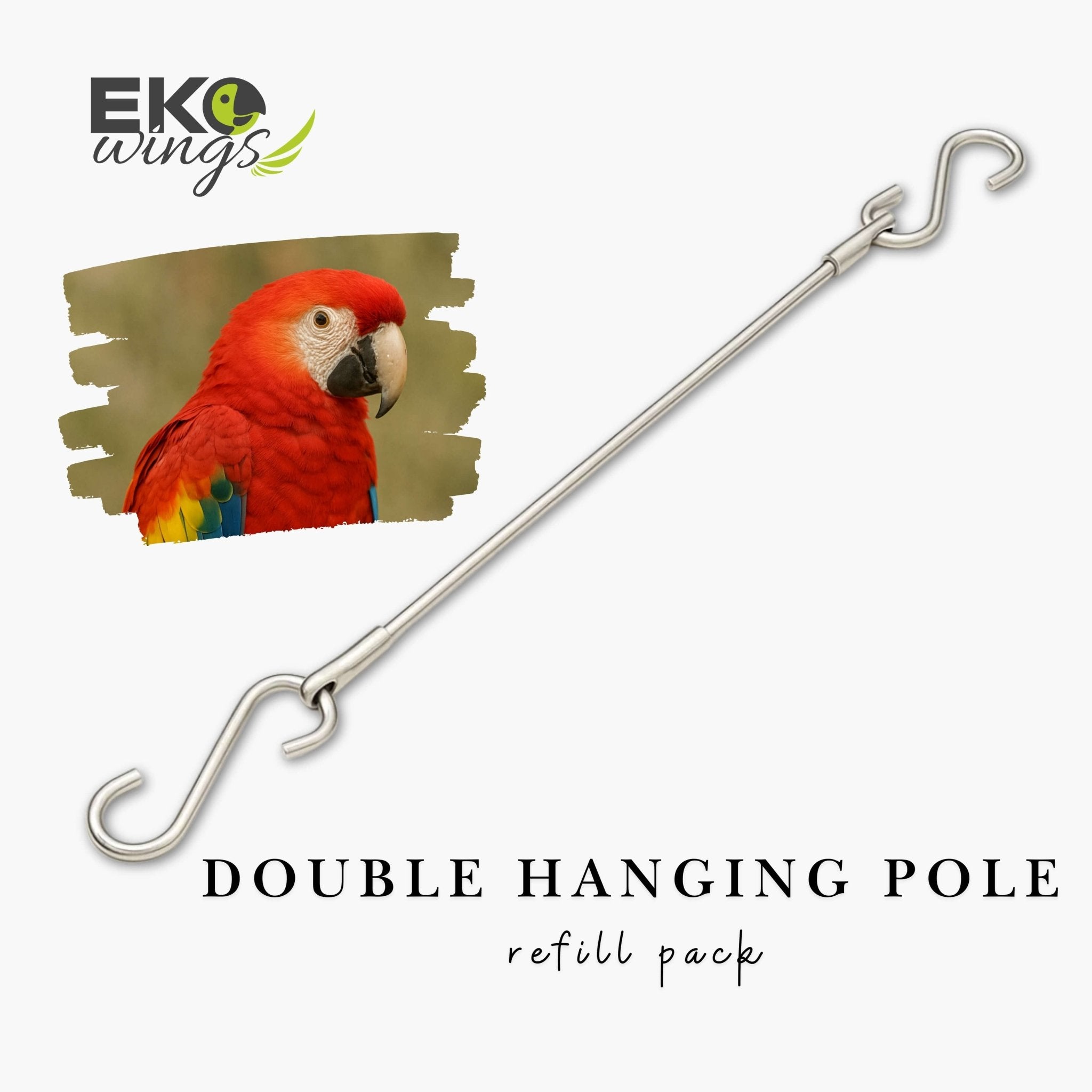 Stainless Steel horizontal Pole Refill (Large) - EKOWINGS
