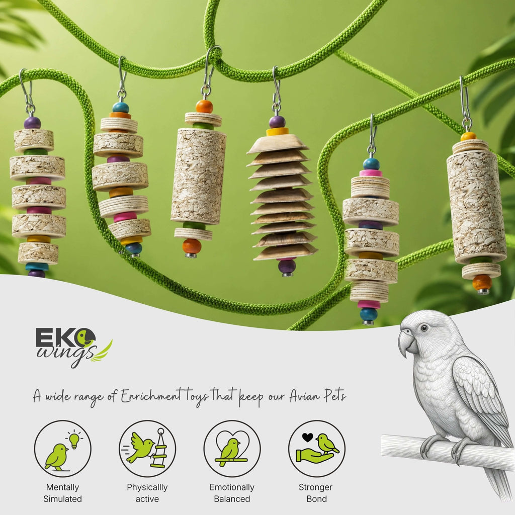 Shred and Tier Swing Toy ( Large ) - EKOWINGS
