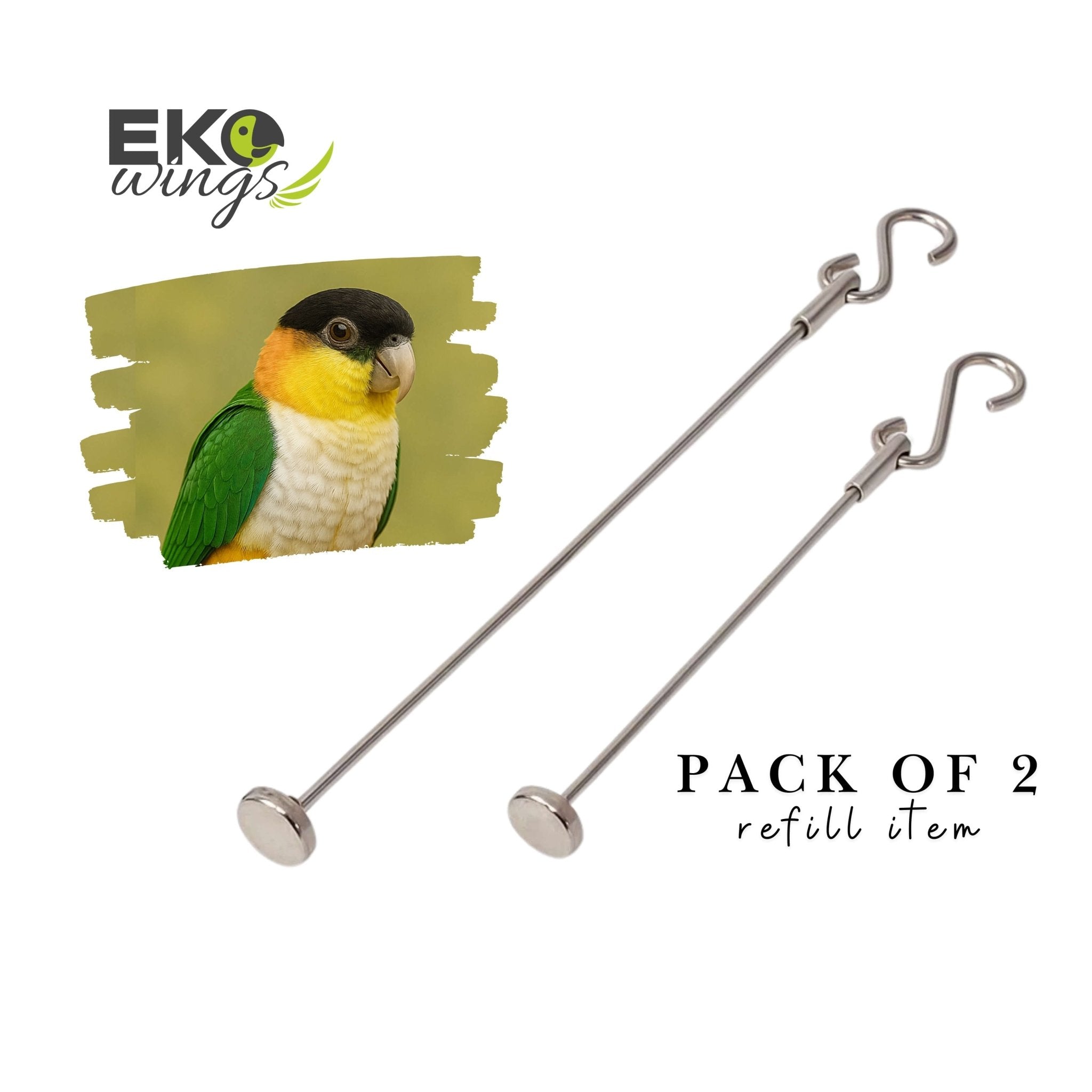 Stainless Steel hanging Pole Refill (Small & Large) - EKOWINGS